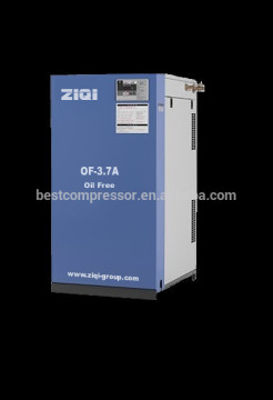 3.7kw electric oil free vortex air compressor