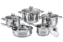 10 Pieces Stainless Steel Kitchen Pot Set