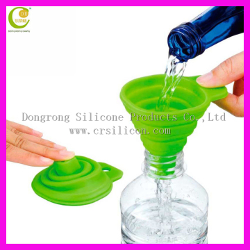 FDA foldable silicone oil foldable mini funnel for your own logo