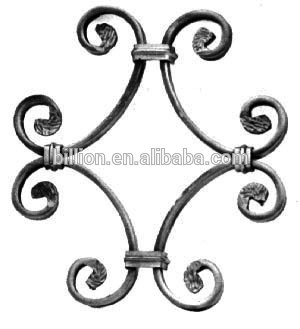 ornamental steel scrolls