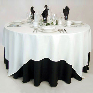 Simple Tablecloth for Hotels, Customized Sizes Welcomed