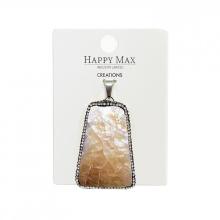 Craft Trapezoid Shell Pendant for Jewelry Marking