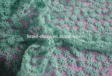 beautiful flower patten lace fabric/flower pattern