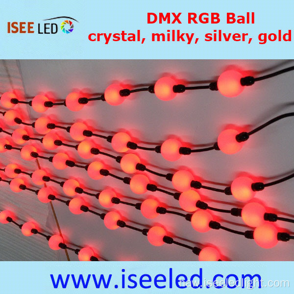 Decorative 50mm dmx 3d pixel balls string