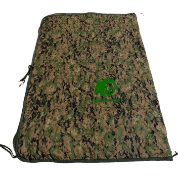 Kango High Quality Puffy Camping Blanket: Solar Poncho Liner Woobie Blanket