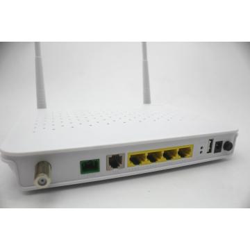 GPON ONT 4ge WiFi CatV Pots avec USB