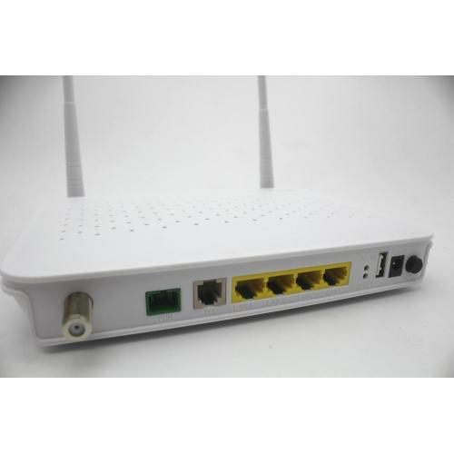 GPON ONT 4ge WiFi CatV Pots avec USB