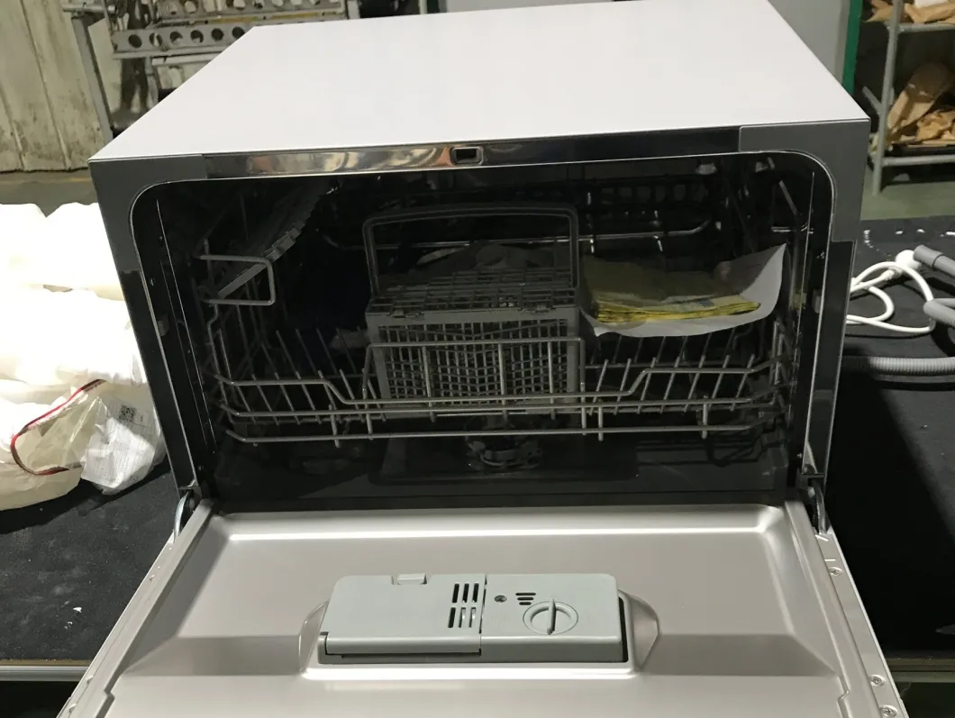 Household Countertop 6 Sets Noiseless Energy Saving Dishwasher
