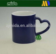 Color change magic mug with Heart Shaped Handle
