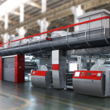 CI Flexo Press for 4 Color Film Printing by Shaanxi Beiren