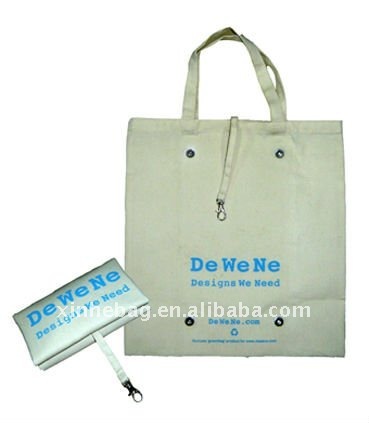 Newest advertising cotton folding bag