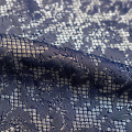 Jacquard in broccato di seta in oro nero