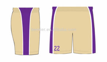 Custom size and color lacrosse practice gear men's lacrosse shorts