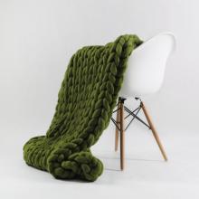 Super Chunky Knit Blanket Giant Knit Hand Knit Throw