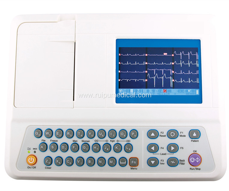 Portable Digital 3 Channel ECG Medical Electrocardiograph