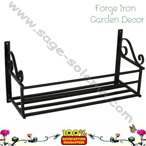 Garden Wrought Iron Window Box Cage