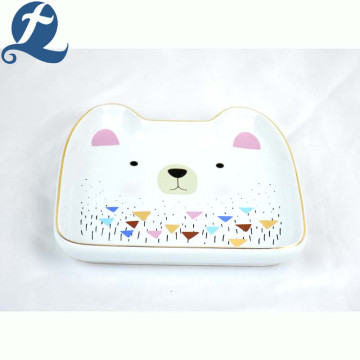 Wholesale fashion bear shape feeding pet bowl