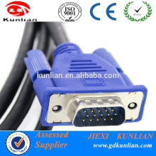 High Quality VGA Cable15pin vga cable with 2 ferrites