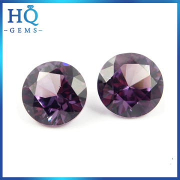 Faceted Alexandrite Beads Diamond Cut Artificial Alexandrite gemstone