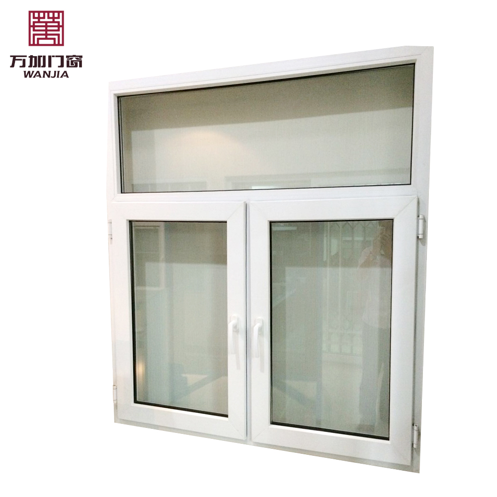 Bay window 3 panel triple pvc casement window