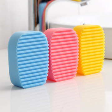 colorful silicone Washing brush soft washing brush