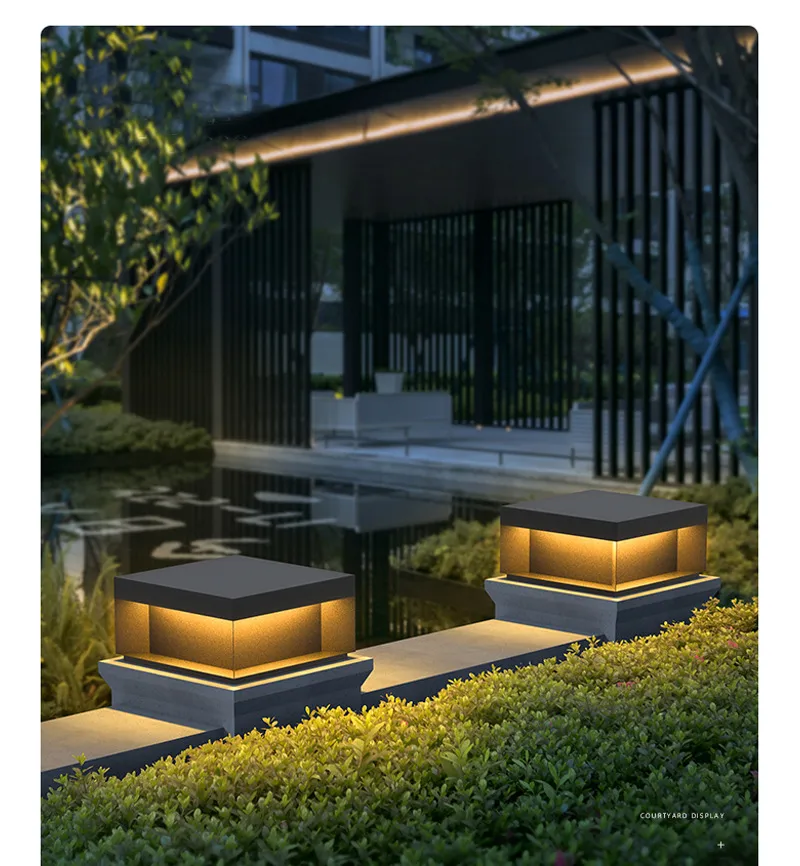 Stylish IP54 Waterproof Stainless Steel LED Outdoor Lighting Fixture