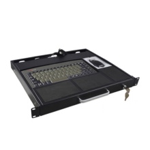 1U Keyboard Cabinet: Industrial Keyboard Drawer & Rack Shelf Tray