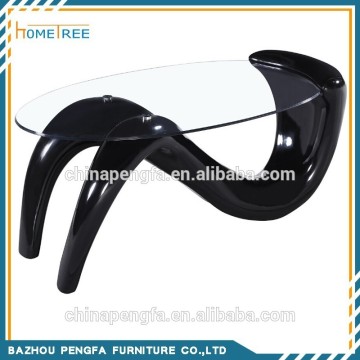 Special design black coffee table, glass coffee table, coffee table design