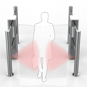 RFID Automatic Security Swing Barrier Gate