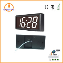 indoor highly accurate 4-digit white NTP synchronised ethernet wall clock