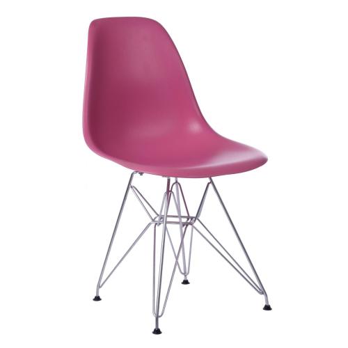 Chaise réplique de salle à manger en plastique Eames DSR