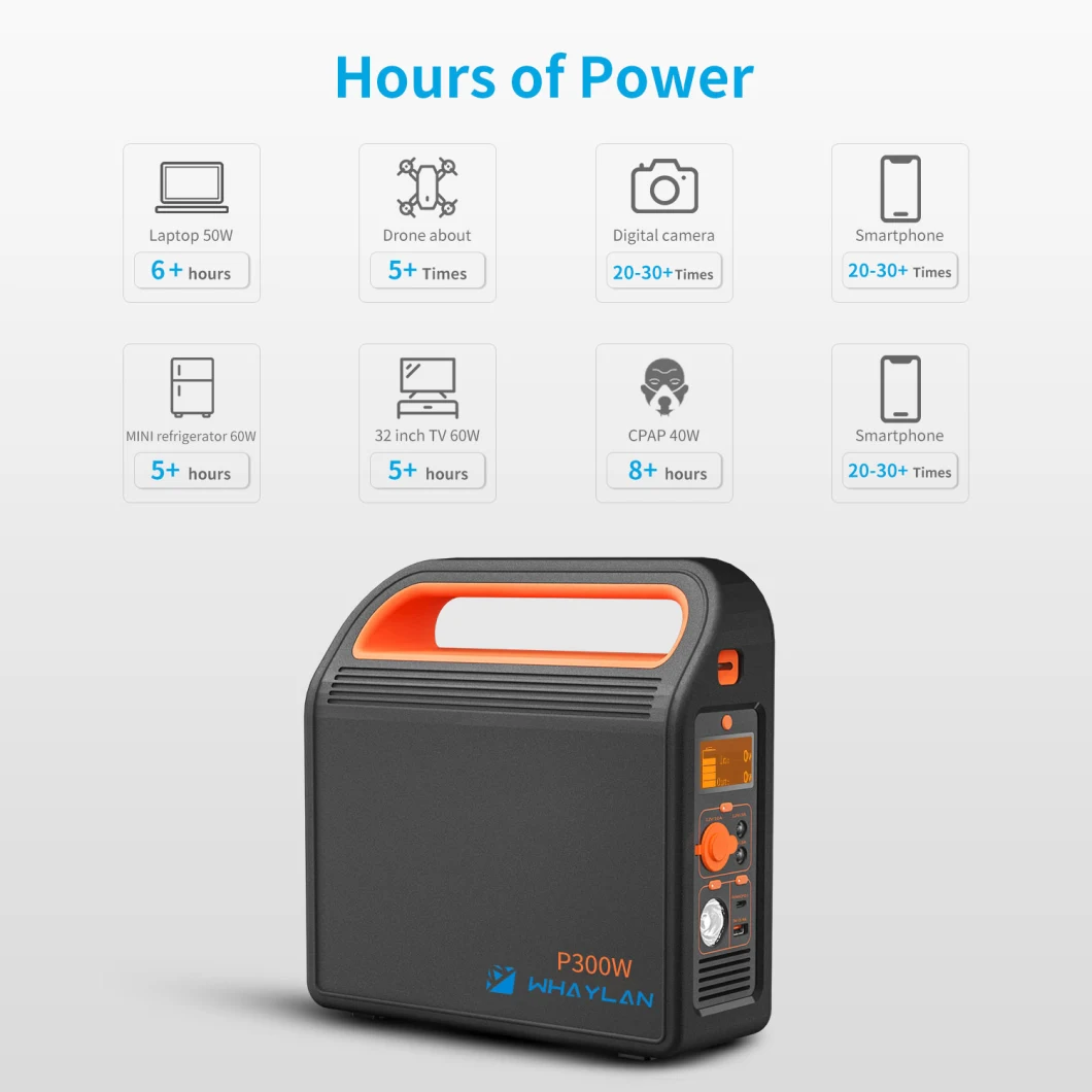 Whaylan Portable Power Station Trailer monté sur la centrale solaire hors réseau Générateur solaire mobile