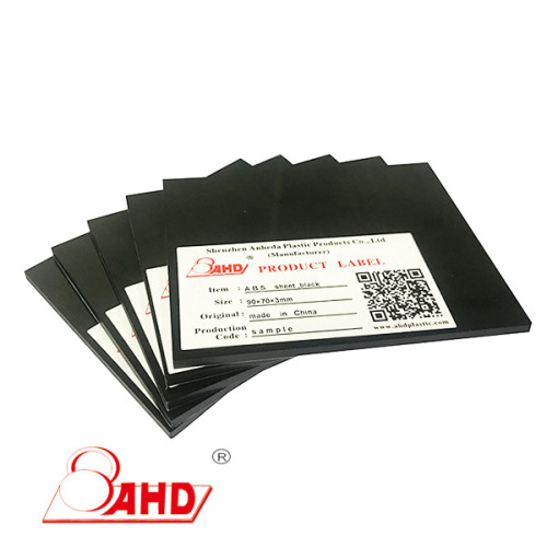 Thickness1mm ABS Plastic Sheet Black For Machining