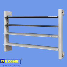 Rust-free smoke proof sound proof louver