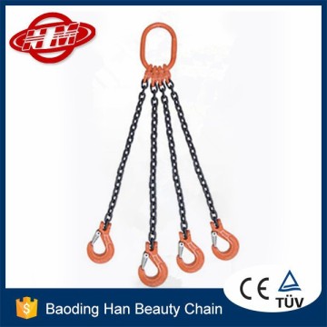 four legs (both legs) complete chain slings