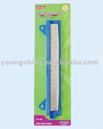 3 Hole Paper Punch w/Ruler