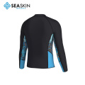 Seaskin 3mm Neoprene Front Zip Camo Wetsuit ด้านบน