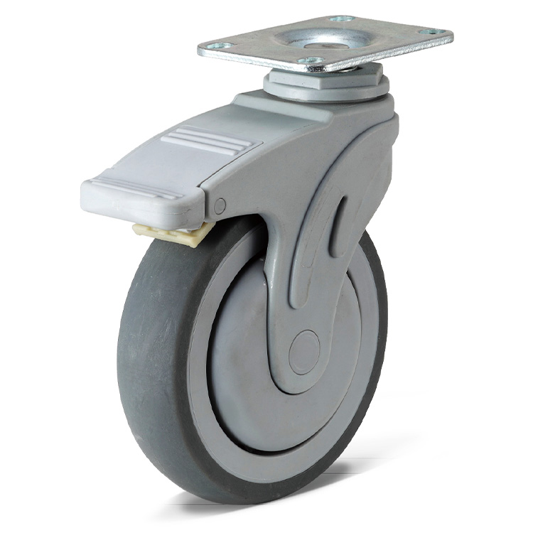 Swivel Medical Caster with Brake