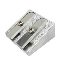 Aluminium Double Holes Pencil Sharpener for Kids
