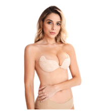 Mango shape cloth Bras Invisible silicone bra