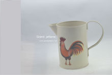 homeware big white water metal jug