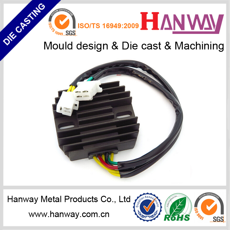 Guangzhou Manufacturer OEM Service Ignition System Motorcycle aluminum Heat Sink high pressure die casting