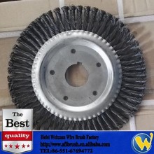 Arbor Hole Wire Wheel Brush with Twist Wire