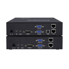 4K 2 Channel VGA KVM Extender over Cat5e/6/7