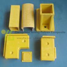 Various Fiberglass Rectangular Pipe Fitting Connector/Handrail Pipe Fitting