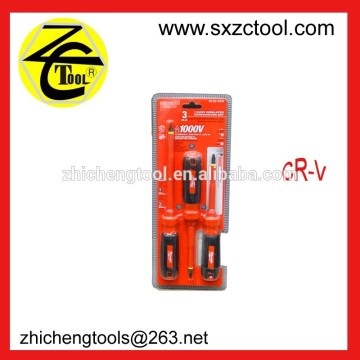 3pc 1000v Insulated Screwdriver Set For Electrical Screwdriver Set