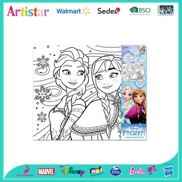 DISNEY FROZEN canvas coloring set