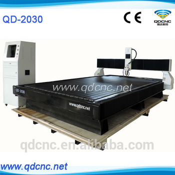 3D stone carving machine / heavy stone cnc processing machine /3d metal cnc machines QD-2030