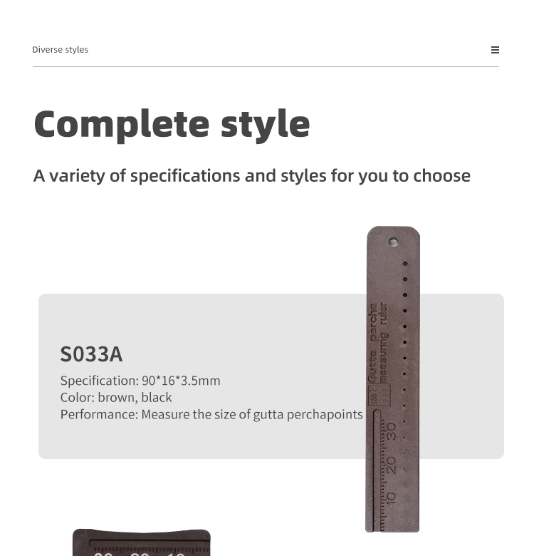 Root Canal Endo Measuring Ruler