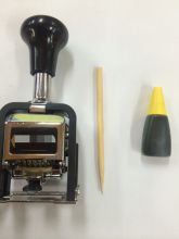 Automatic Office Plastic Rubber Metal Word Date Roller Stamp